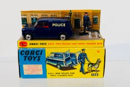 Corgi Toys - A boxed Corgi Toys #448 BMC Mini Police Van with Tracker Dog.
