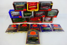 EFE, Corgi - 16 x predominantly 1:76 EFE boxed and blister-packed die-cast model buses,
