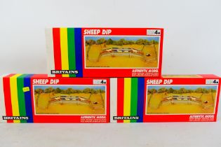 Britains - Unsold shop stock - 3 x boxed Sheep Dips # 7160.