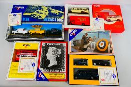 Corgi - 4 x boxed sets including limited edition Ford Zephyr Racing set # D36/1,