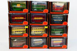 EFE - 12 x boxed 1:76 die-cast model EFE buses and coaches - Lot includes a #12105 Cavalier Coach