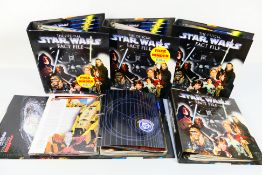 DeAgostini - Five folders which contain issues of 'The Official Star Wars Fact File' by DeAgostini.