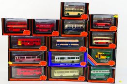 EFE - 14 x boxed 1:76 die-cast model EFE buses and coaches - Lot includes a #16206 Bristol MW Coach