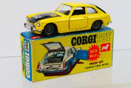 Corgi Toys - A boxed Corgi Toys #345 MGB GT Competition Model.