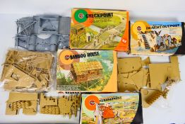 Airfix - Four boxed Airfix 1:32 scale Military Figures Series clip together construction kits.