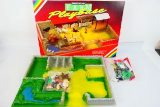 Britains - Unsold shop stock - A boxed 1980s Britains Farm Playbase # 4711.