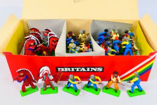Britains - Unsold shop stock - A shop counter box of 48 x figures # 7650.