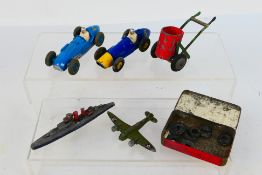 Dinky - Other - A group of models including Ferrari # 23h, Talbot Lago # 23k, a water bowser,