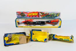 Corgi Toys - A boxed Corgi Toys #40 Batman Gift Set in reproduction box with three original Corgi