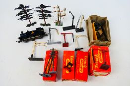 Tri-ang - Hornby - Crescent - A collection of OO gauge railway accessories including Telegraph