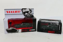 Corgi - Yat Ming - 2 x boxed Bullitt models,