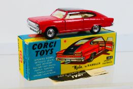 Corgi Toys - A boxed Corgi Toys #263 Marlin Rambler Sports Fastback.
