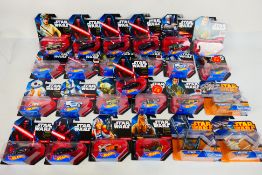 Hot Wheels - Star Wars - 25 x unopened carded models including Millennium Falcon, X-Wing Fighter,