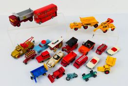 Dinky Toys - Matchbox - Corgi Toys - An unboxed and playworn collection of diecast model vehicles