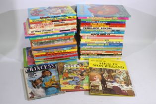 Sindy - Crackerjack - Magpie - Mandy - 57 x vintage children's annuals and story books including