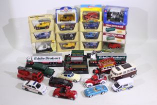 Oxford - Matchbox Yesteryear - Atlas - A group of vehicles including 5 x Eddie Stobart trucks in