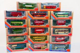 EFE - 17 off 1:76 scale model double decker buses and coaches,