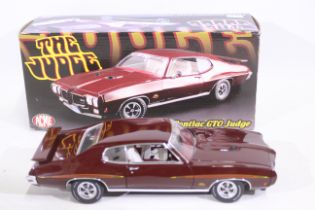 Acme - A boxed limited edition 1:18 scale 1970 Pontiac GTO Judge # A1801203.