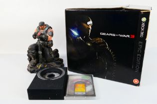 XBOX 360 - A boxed XBOX 360 'Gears of War 3 Epic Edition'.