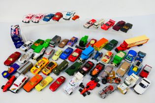 Matchbox - Corgi - Hot Wheels - A collection of mostly unboxed models including Pontiac Convertible