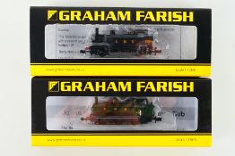 Graham Farish - Two boxed N gauge DCC ready steam locomotives from Graham Farish.