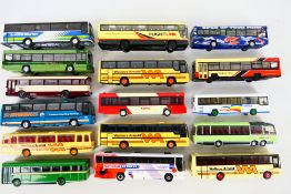 EFE - Corgi Original Omnibus - An unboxed group of 16 diecast 1:76 buses / coaches.