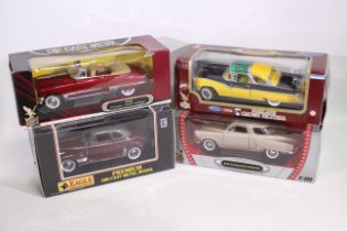 Road Signature - Eagle Collectibles - 4 x boxed classic American cars in 1:18 scale,