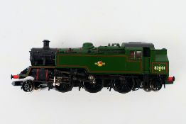 Graham Farish - Bachmann - An N gauge Class 3MT 2-6-2 tank engine in BR Green livery.