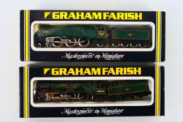 Graham Farish - Two boxed N gauge steam locomotives and tenders from Graham Farish including,