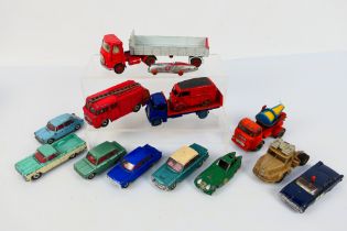 Dinky - A collection of unboxed models including Triumph 2000 # 135, Vauxhall Viva # 136,