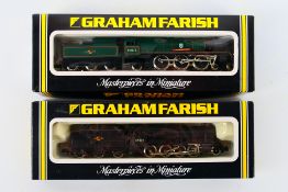 Graham Farish - Two boxed N gauge steam locomotives and tenders from Graham Farish including,