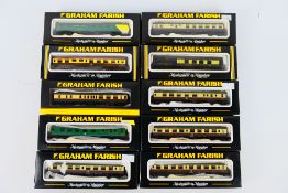 Graham Farish - 10 boxed N gauge coaches from Graham Farish.