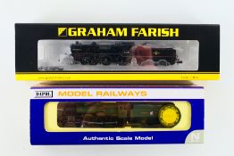 Graham Farish - Dapol - Two boxed N gauge steam locomotives and tenders.