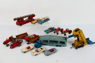 Corgi - Dinky - A group of unboxed models including Bedford Car Transporter # 582,