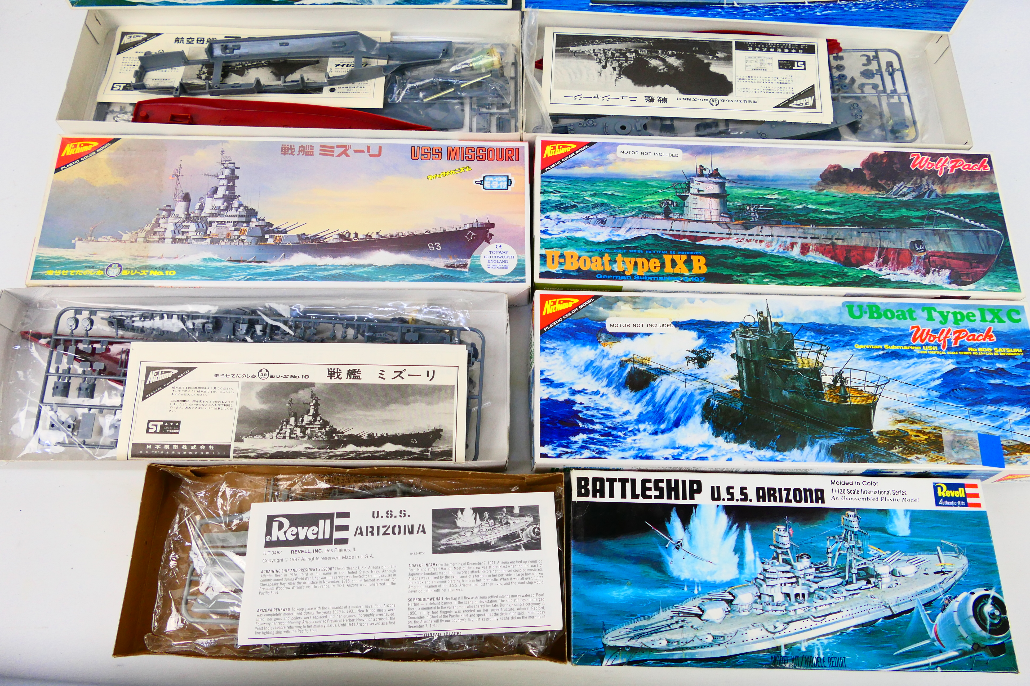 Nichimo - Revell - 6 x boxed most in 1:200 scale, one in 1:720 scale, including USS New Jersey, - Image 3 of 3