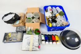 Humbrol - Airfix - Reeves - A used collection of model making equipment and accessories which