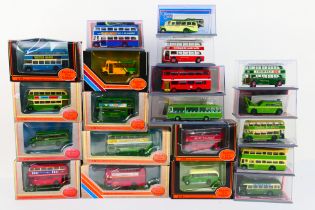 Original Omnibus and EFE - 20 off 1:76 scale model double decker buses and coaches,