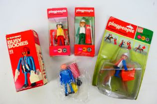 Marx Toys - Playcraft - 4 x boxed / carded figures,
