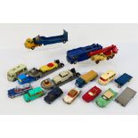 Corgi - Dinky - A collection of unboxed models including Ecurie Ecosse Race Car Transporter # 1126,
