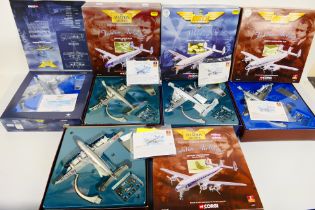 Corgi Aviation Archive - 5 x boxed Lockheed aircraft models in 1:144 scale,