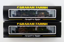 Graham Farish - Two boxed Class 6P 4-6-0 N gauge steam locomotives and tenders from Graham Farish