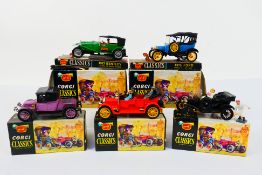 Corgi Classics - Five boxed Corgi Classics (Original) diecast model vehicles,