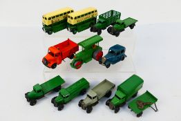 Dinky Toys - Minic - A group of unboxed Dinky Toys and a Minic Clockwork Austin.