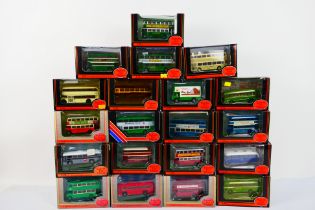 EFE - 20 off 1:76 scale model double decker buses and coaches,