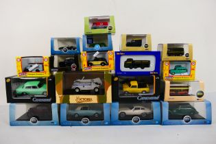 Oxford Automobile Company - 18 off scale model motor vehicles comprising 11 off 1:76 scale models