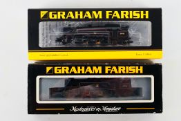 Graham Farish - Two boxed N gauge Class 4MT 2-6-4 steam locomotives from Graham Farish including,