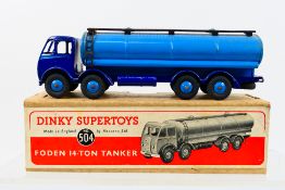 Dinky Toys - A boxed Dinky Toys #504 Foden 14 Ton Tanker.