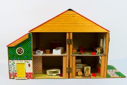 Mettoy - Dollhouse. A 1970's Mettoy (Corgi) Dollhouse appearing in Excellent condition, a tad dusty.