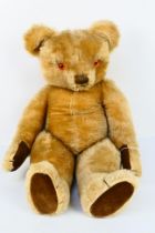 Chad Valley - a large Teddy Bear with blonde mohair, jointed limbs, swivel head,