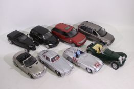 Maisto - Powco - Bburago - 8 x unboxed cars in 1:18 scale including Volvo XC90, Range Rover Sport,